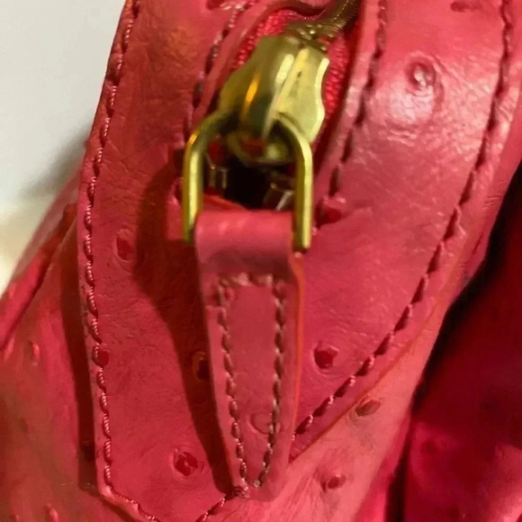 Marc by Marc Jacobs coral embossed leather satchel handbag - Picture 6 of 13